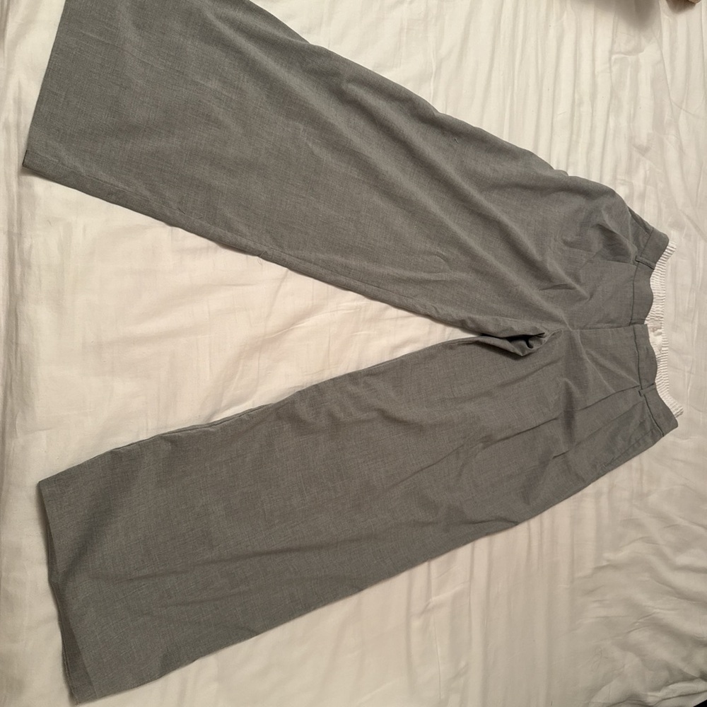 Stradivarius Light Gray Trousers